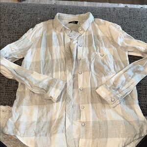 COOGI Men's Gray Plaid Shirt